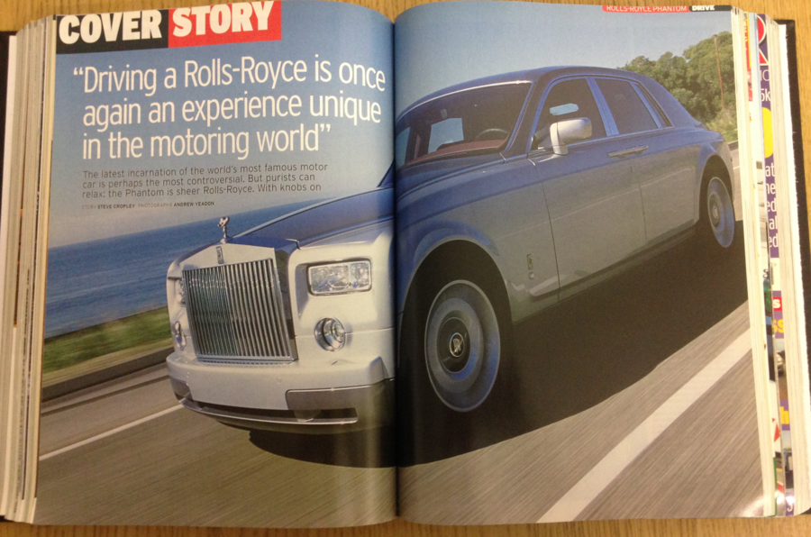 2003 Autocar magazine - first drive of the Rolls-Royce Phantom VIII