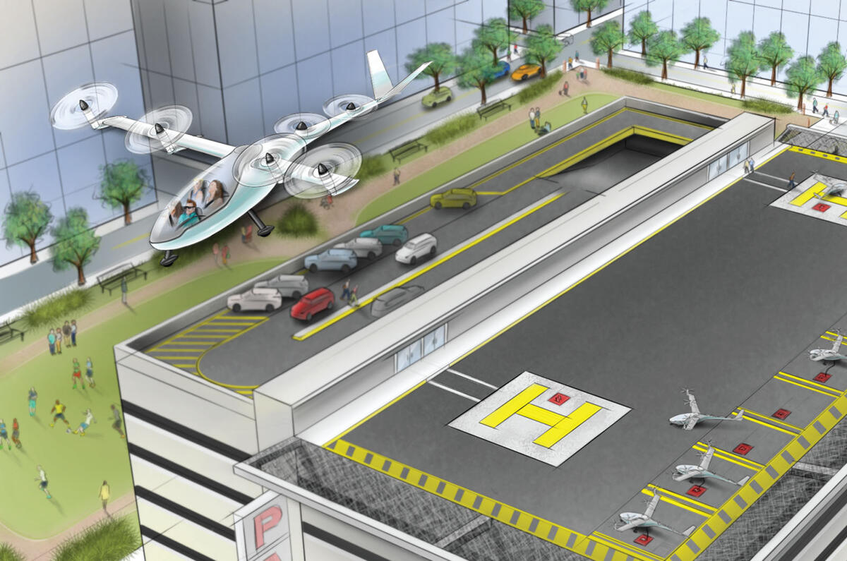 Uber flying car