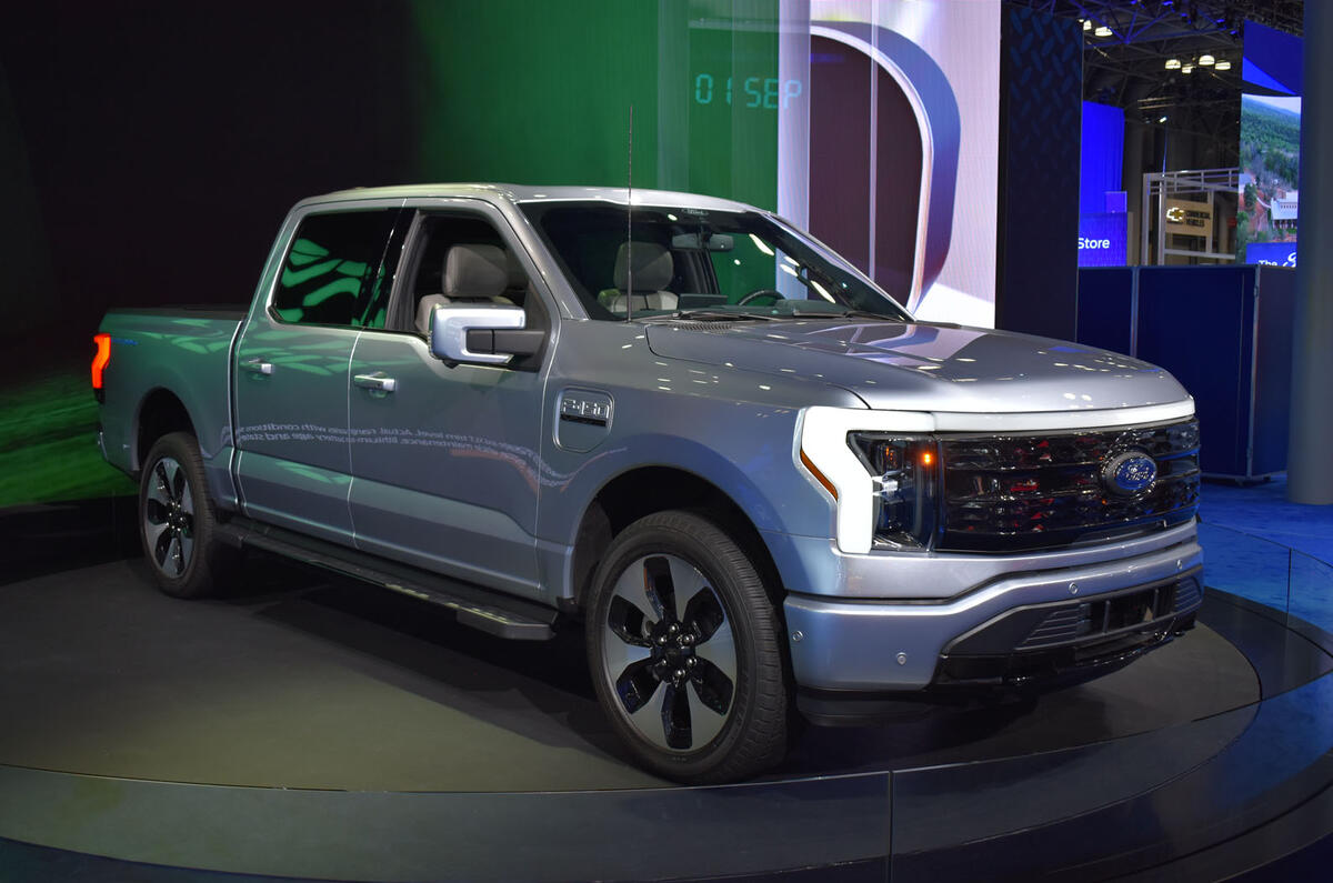  Ford F-150 Lightning: pick-up EV de 563bhp para salir a la venta en Noruega |  automóvil