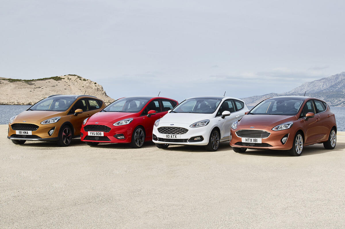 Ford Fiesta Active, ST-Line, Vignale, Titanium