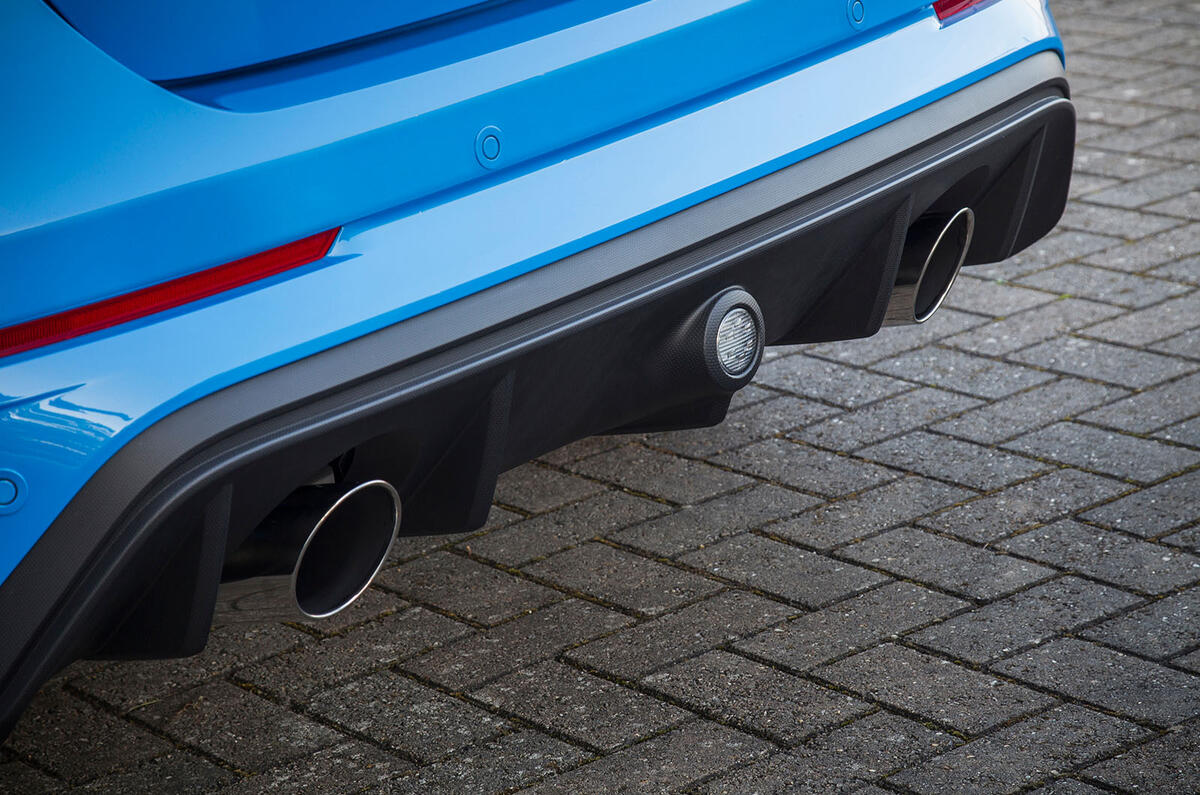 Ford Focus RS rear diffuser