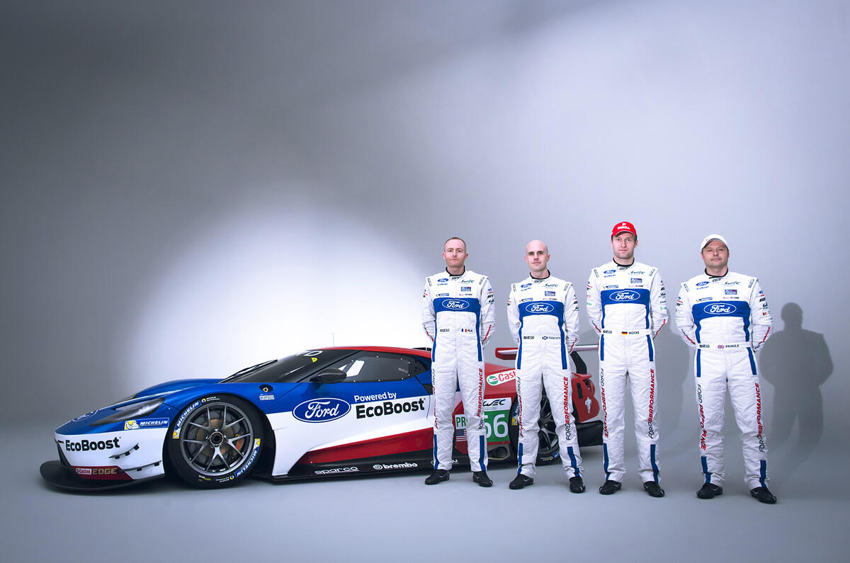 2016 Ford GT - Brits Andy Priaulx and Marino Franchitti join race team