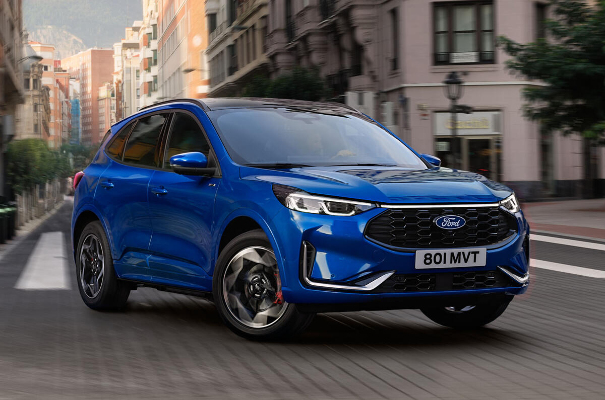 Refreshed 2024 Ford Kuga Hybrid AWD Spotted For First Time