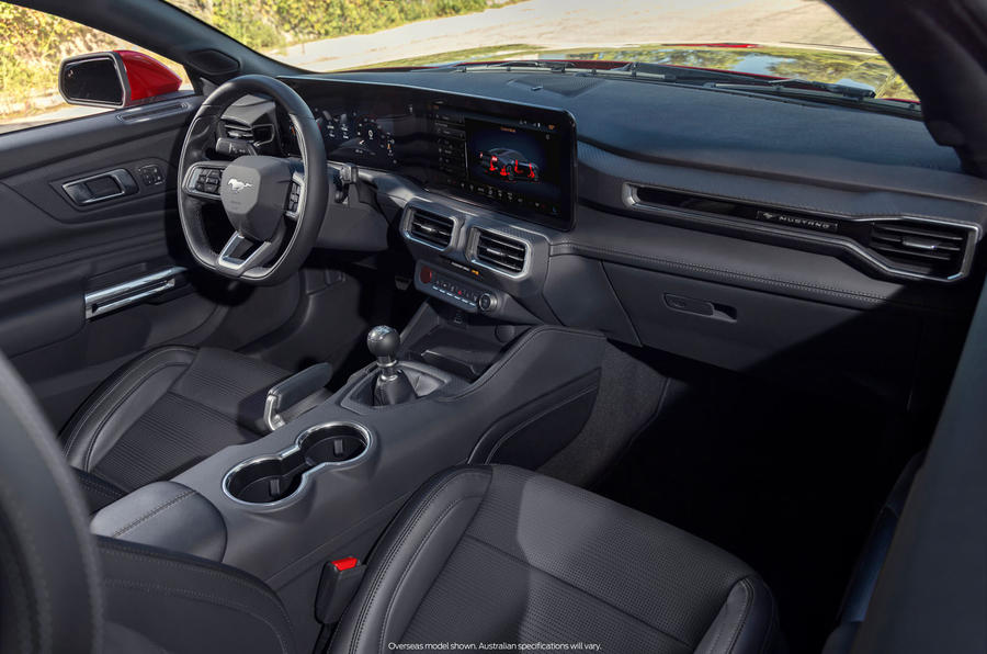 Ford Mustang 2023 interior wide