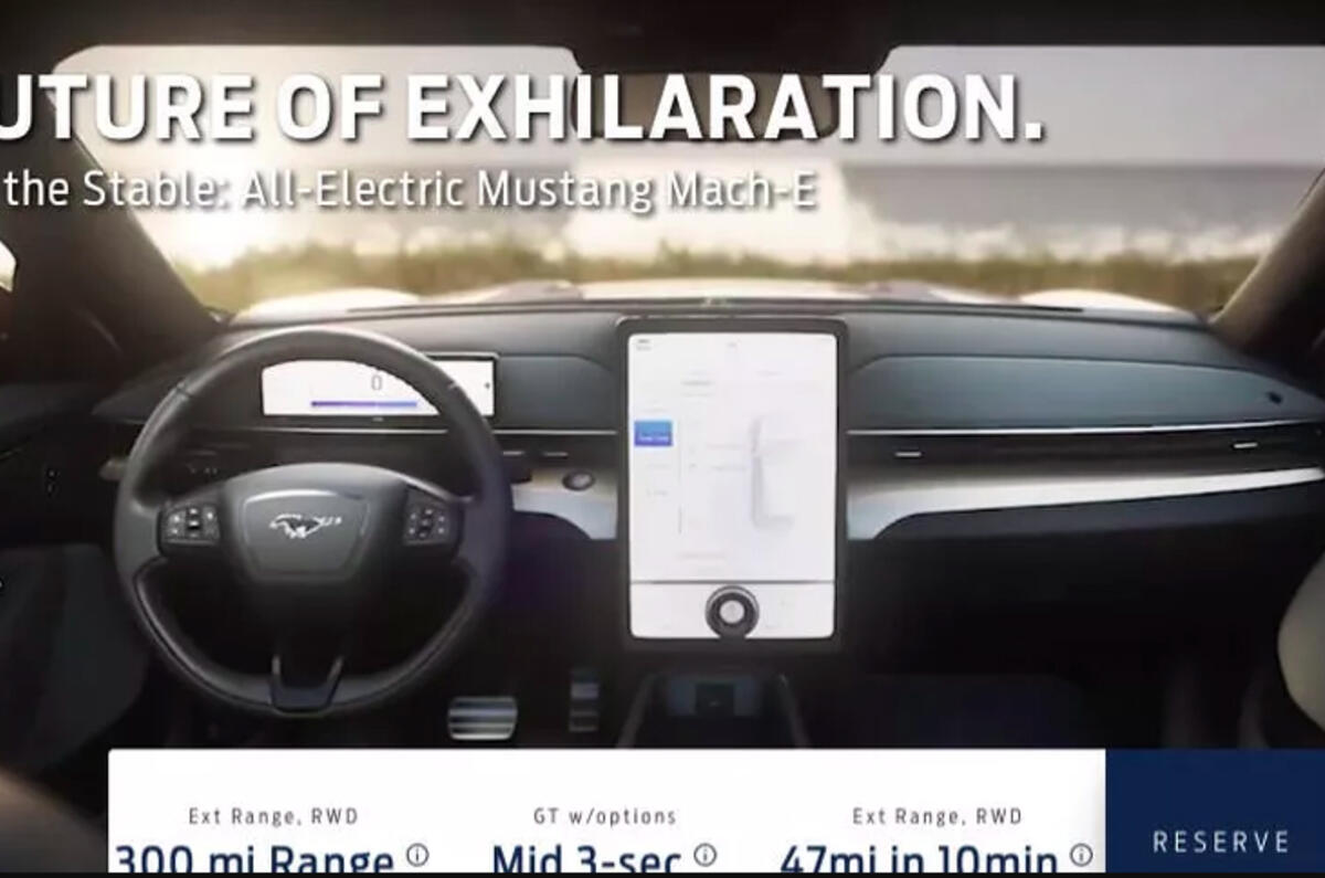 Ford Mustang Mach E First Images Of All New Electric Suv Leaked Autocar