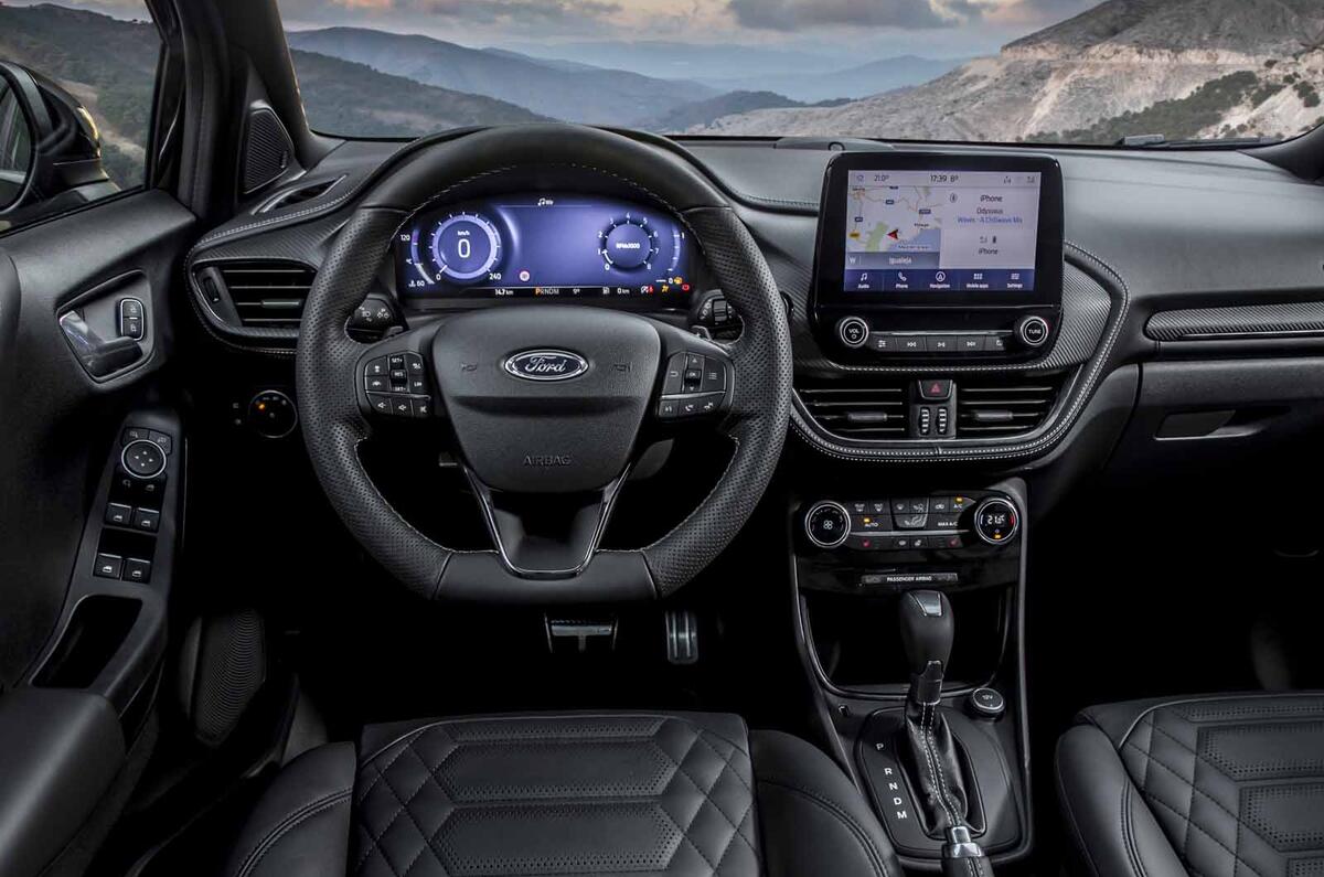ford puma st inside