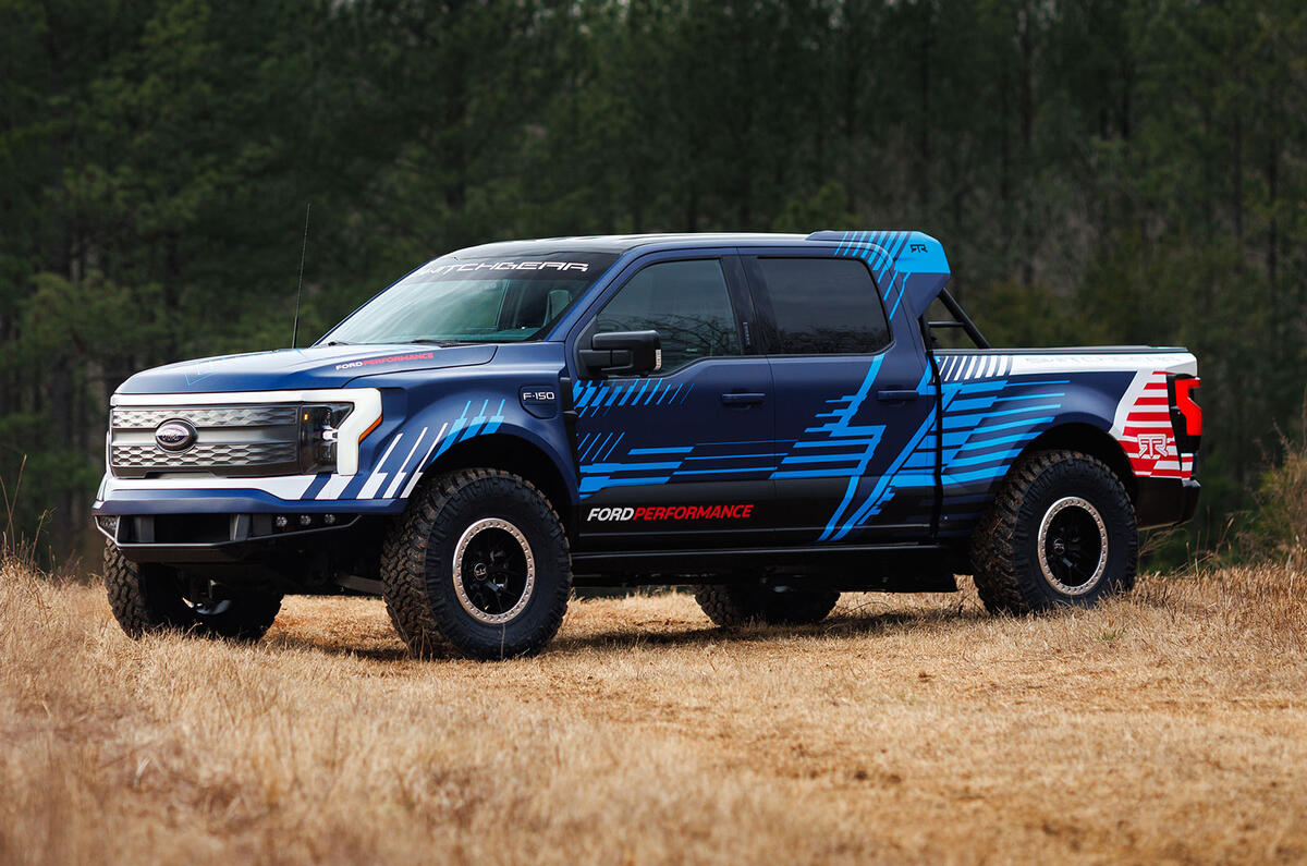 Electric Ford F 150 spawns hardcore rally weapon Autocar