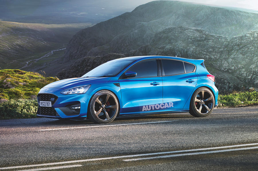 Ford Focus RS 2020 render - as imagined by Autocar