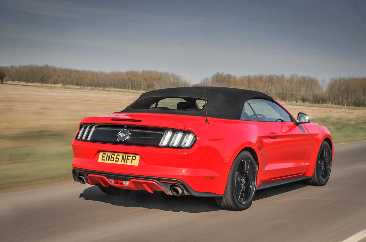 2016 Ford Mustang 2 3 Ecoboost Convertible Review Review Autocar