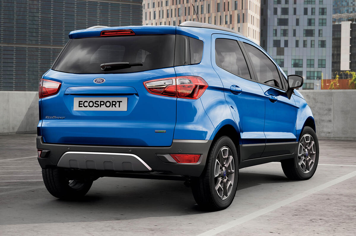 Blue Ford Ecosport 2015