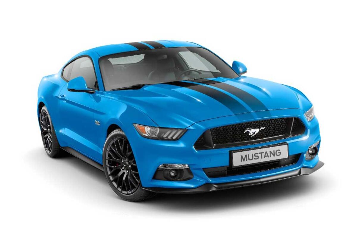 Ford Mustang Black Shadow And Blue Edition Launched For Europe Autocar