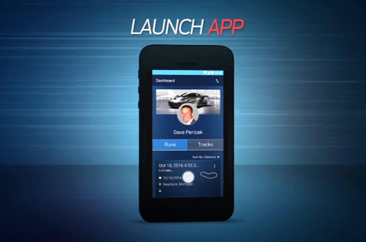 Ford shows off performance telemetry app