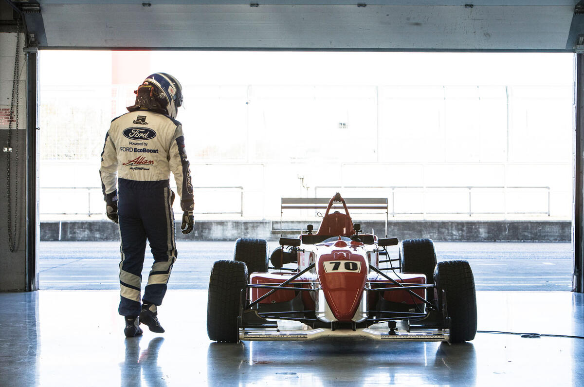 On track in a Formula 3 car at Silverstone | Autocar