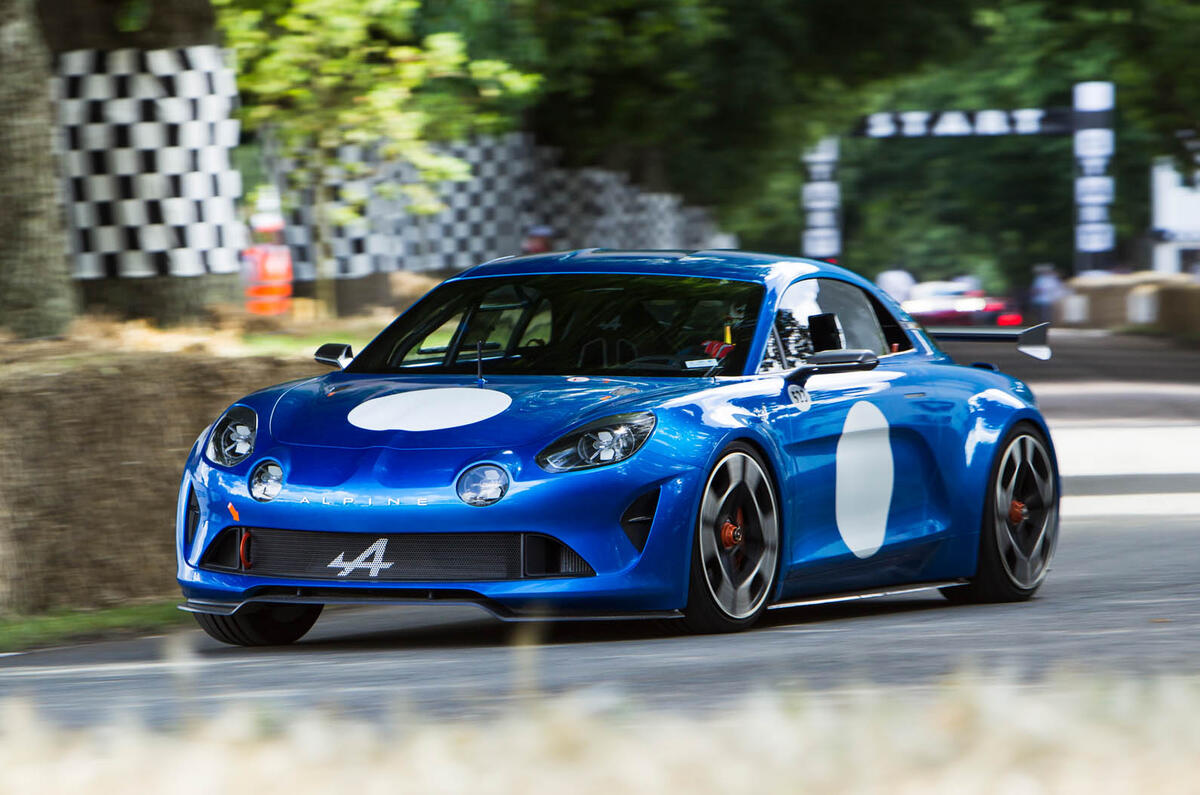 Alpine Vision concept car 2016 Goodwood Festival of Speed