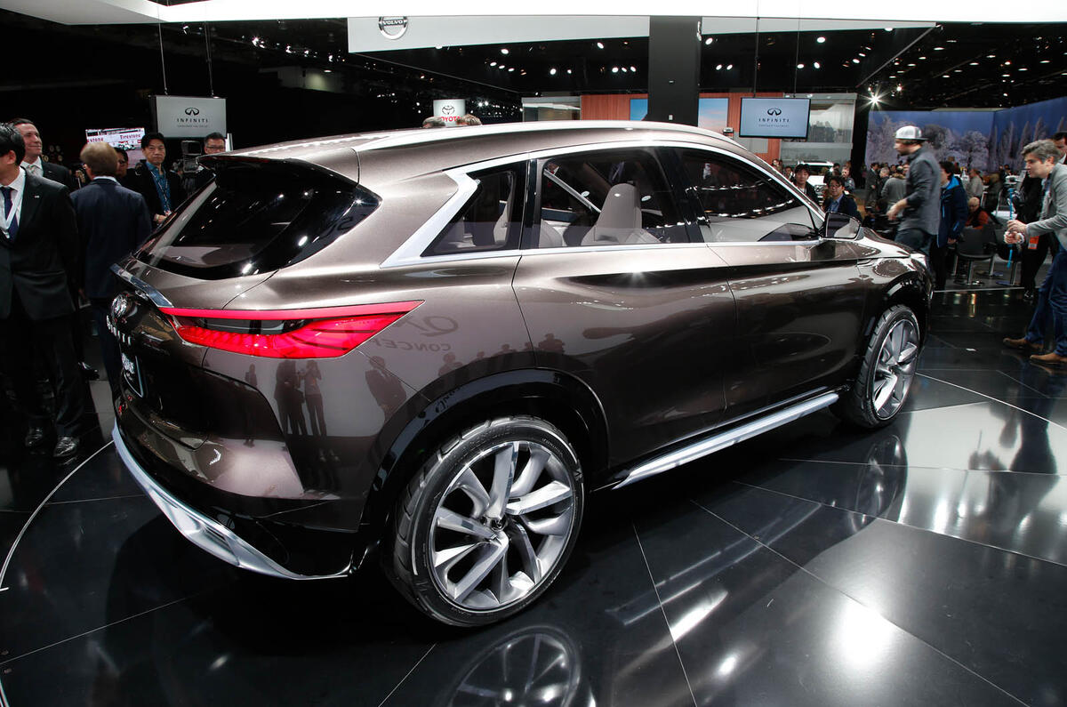 2018 Infiniti QX50 sighting shows Detroit concept influence