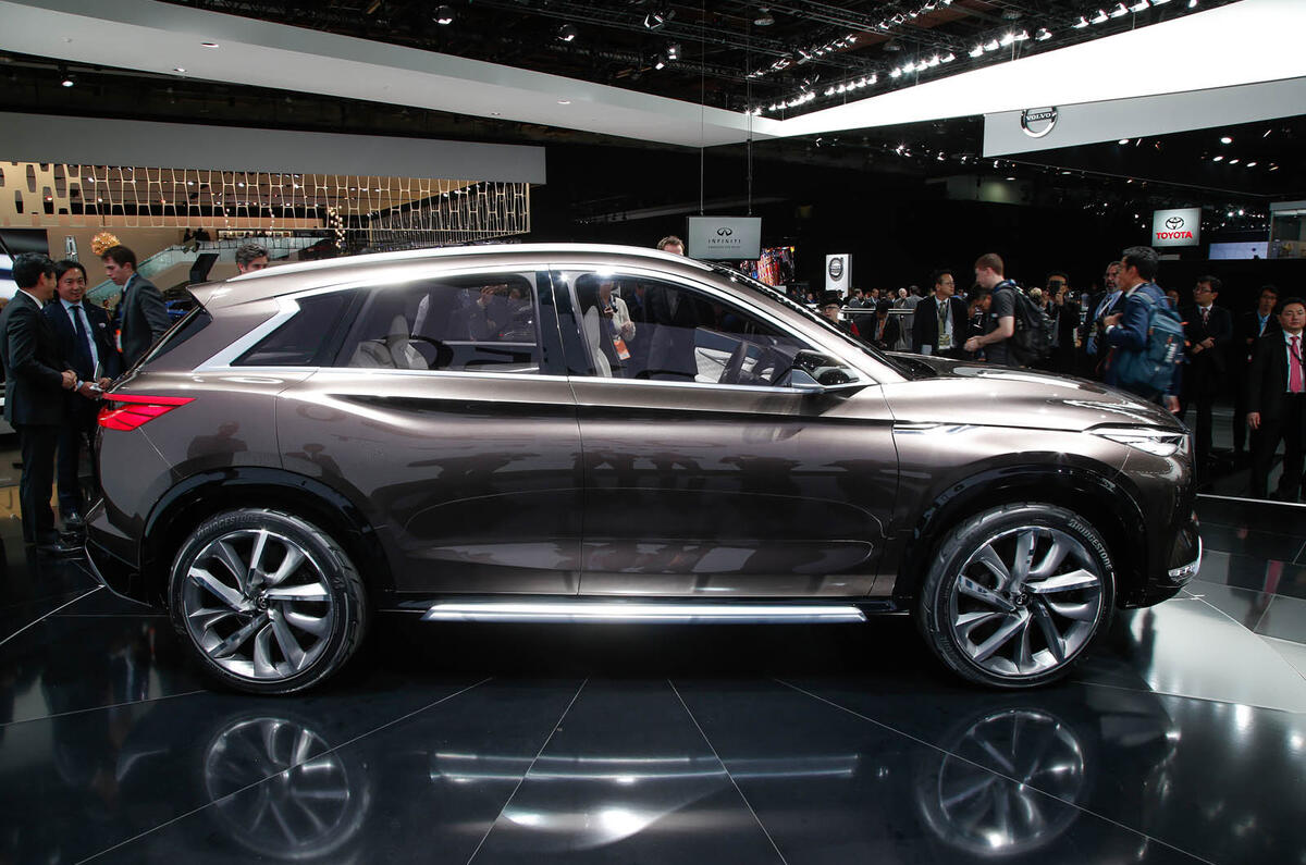 2018 Infiniti QX50 sighting shows Detroit concept influence