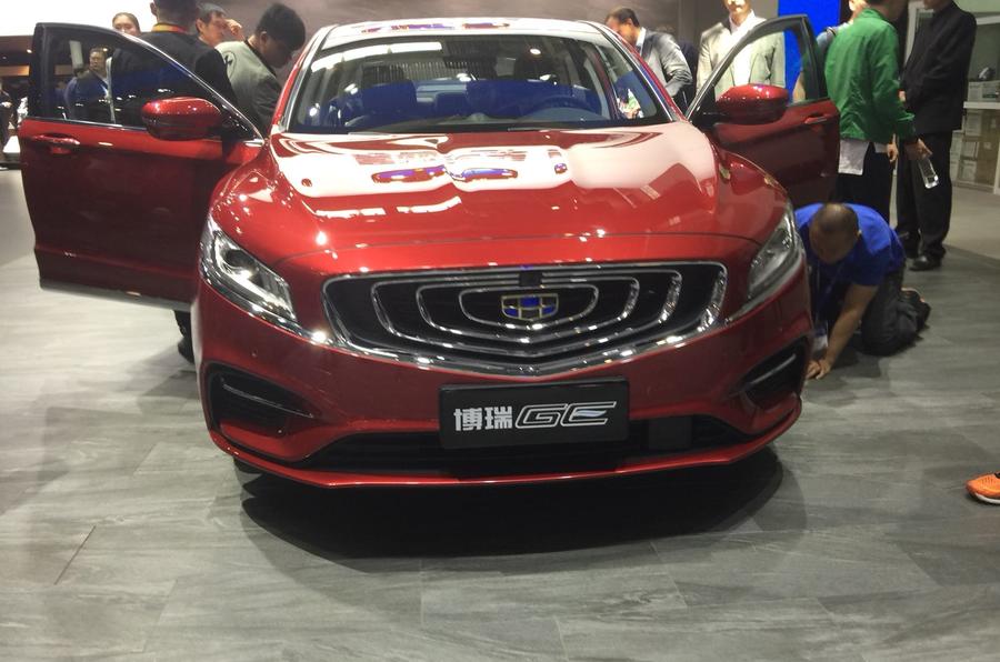 Geely Bo Rui GE revealed with Volvo plug-in hybrid engine