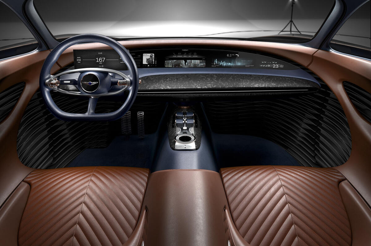 Genesis Essentia Concept previews electric GT set | Autocar Genesis Essentia Concept previews electric GT set | Autocar