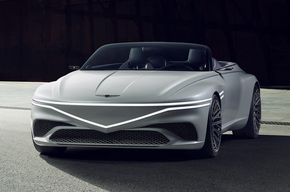 Genesis reveals luxury allelectric X Convertible concept Autocar