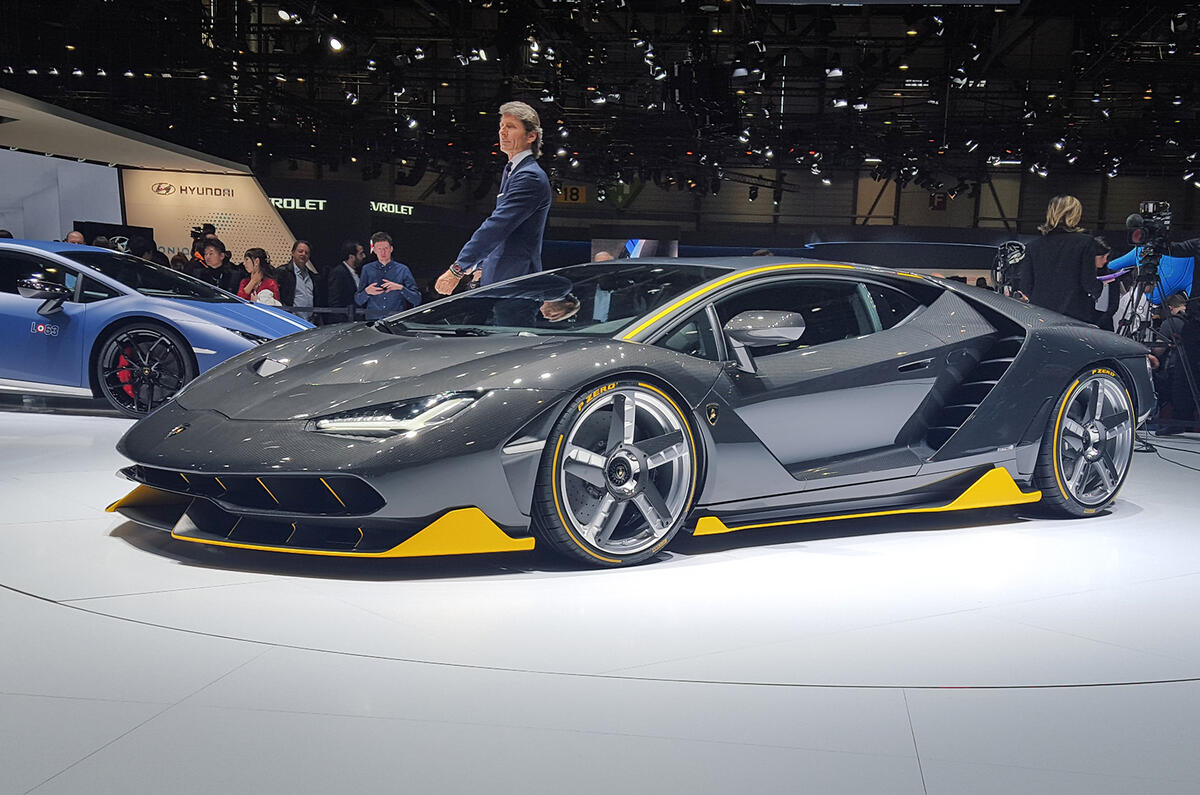 Lamborghini Centenario - 759bhp V12 supercar shown on ...