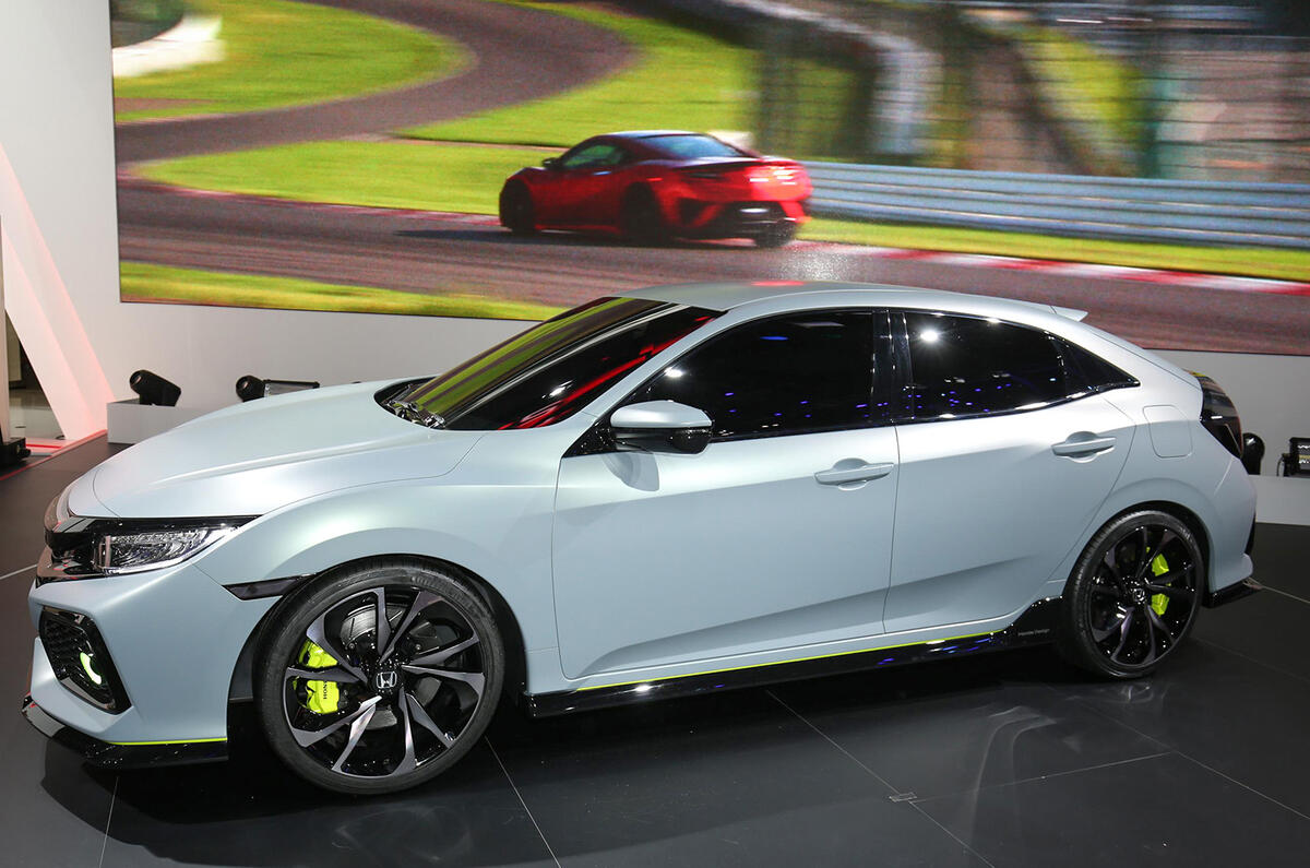 Honda Civic Concept Previews 2017 Model Autocar