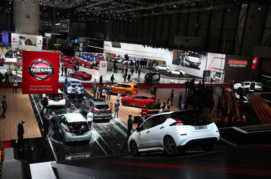 Geneva Motor Show Floor 2018 Nissan, Honda, Suzuki