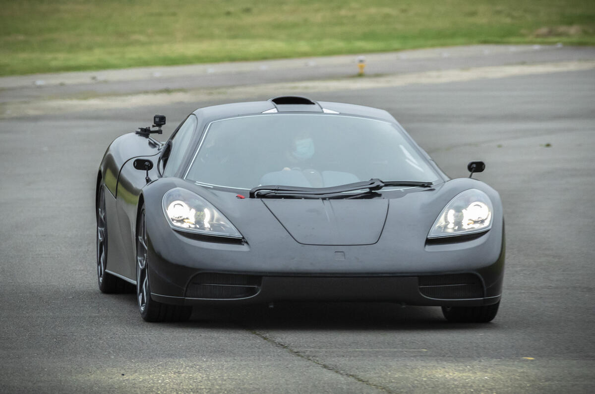 Gordon Murray T50 V12 supercar makes track debut in video
