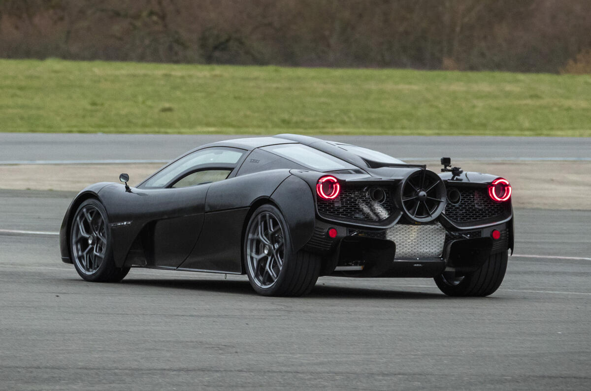 Gordon Murray T50 V12 supercar makes track debut in video