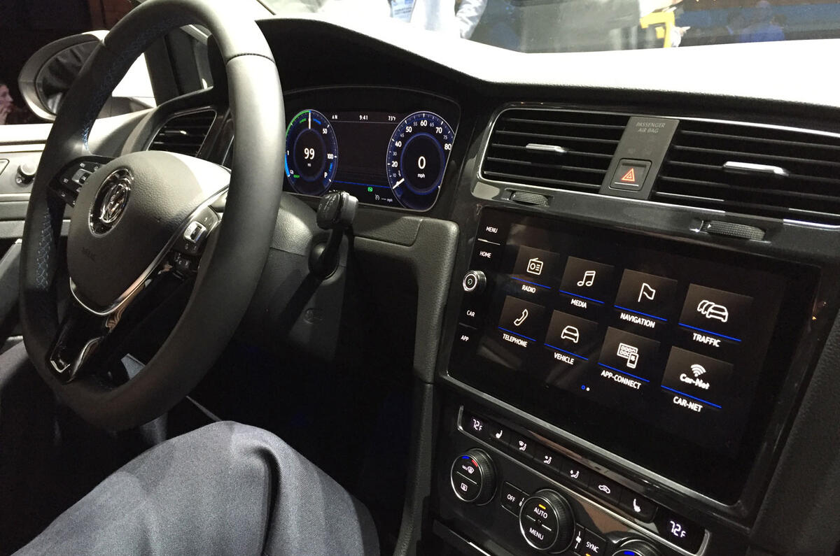 Volkswagen e-Golf Touch concept previews next-gen gesture ...