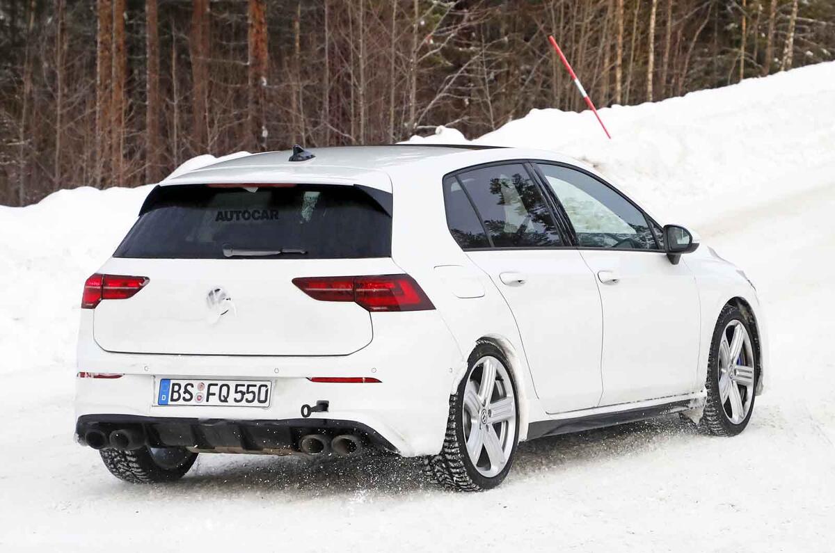 2020 Volkswagen Golf R prototype - rear