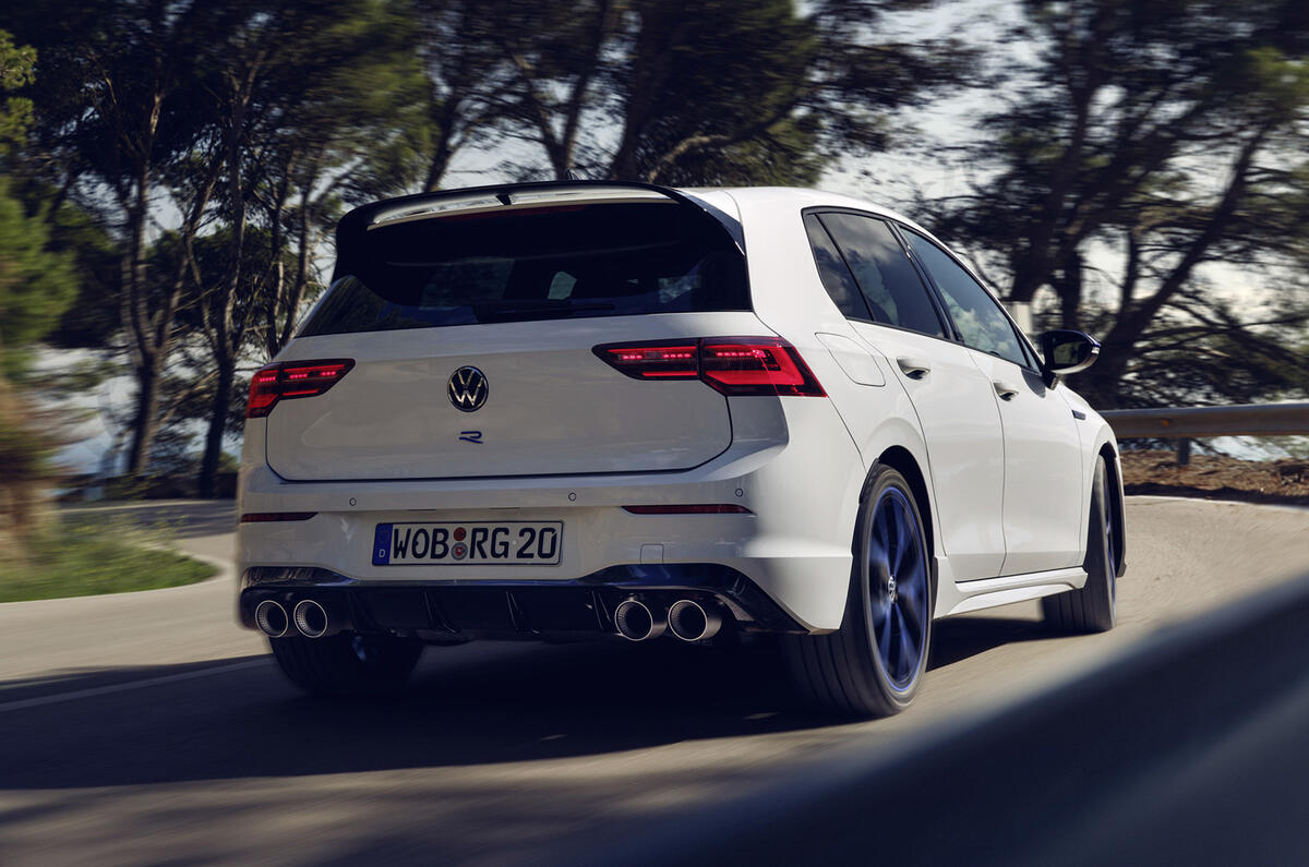 Golf R 20 ans, dynamique arrière