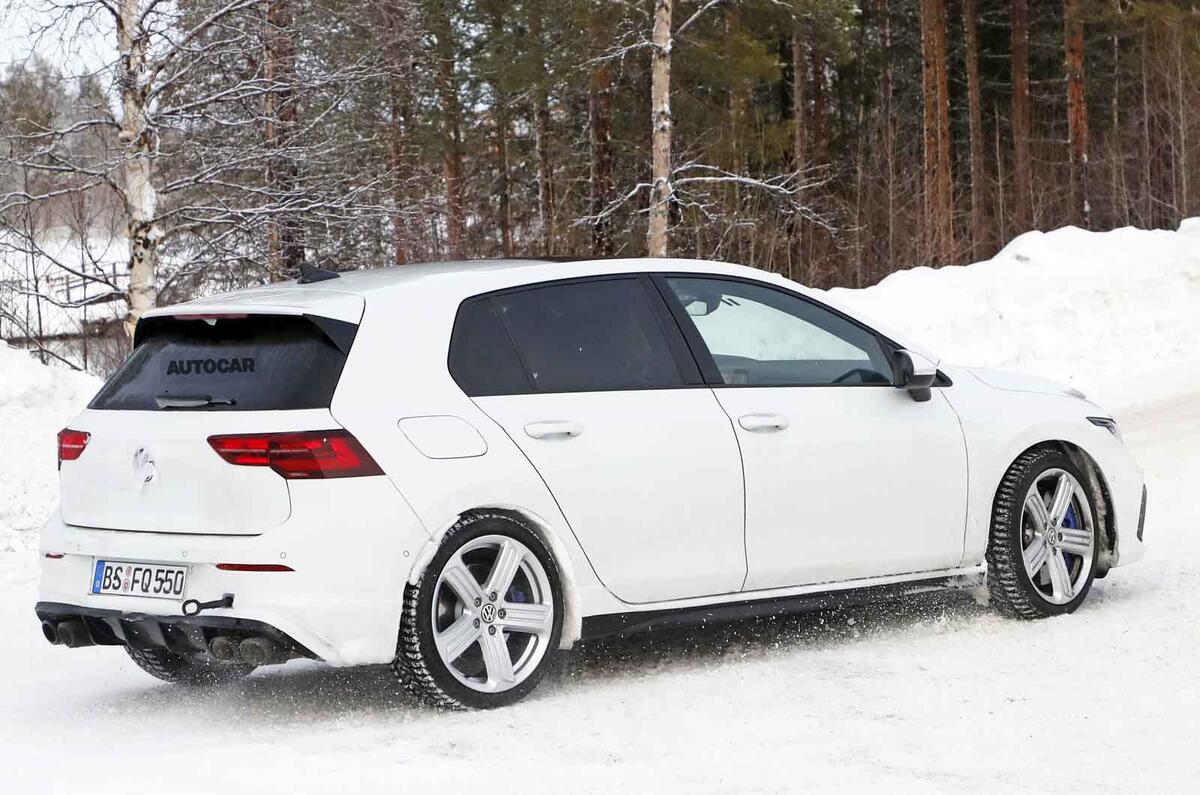 2020 Volkswagen Golf R prototype - rear