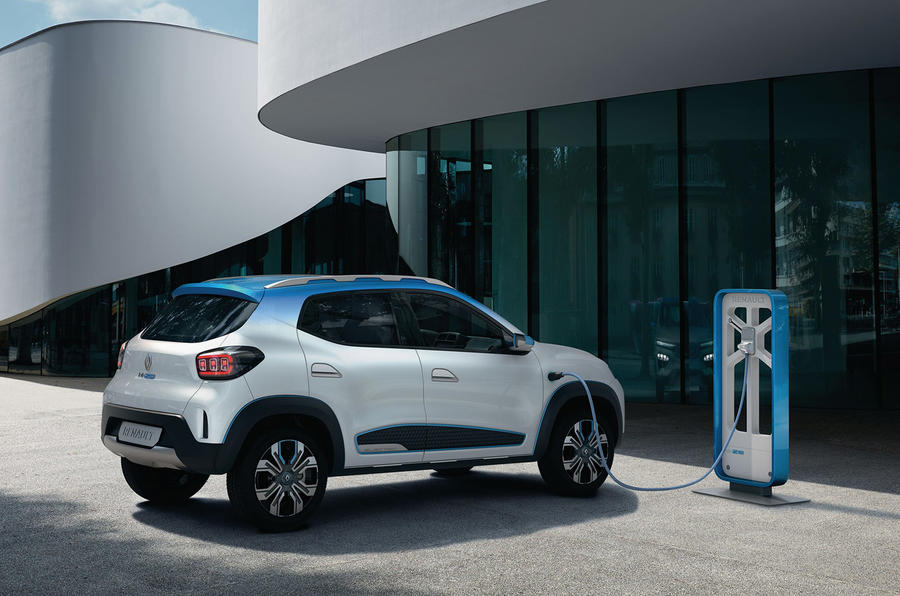 Renault K-Ze concept Paris Motor Show 2018 charging
