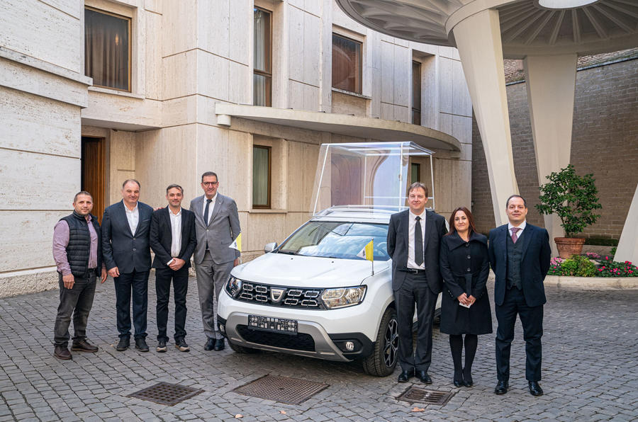 Vatican Receives Modified Dacia Duster As New Popemobile Autocar