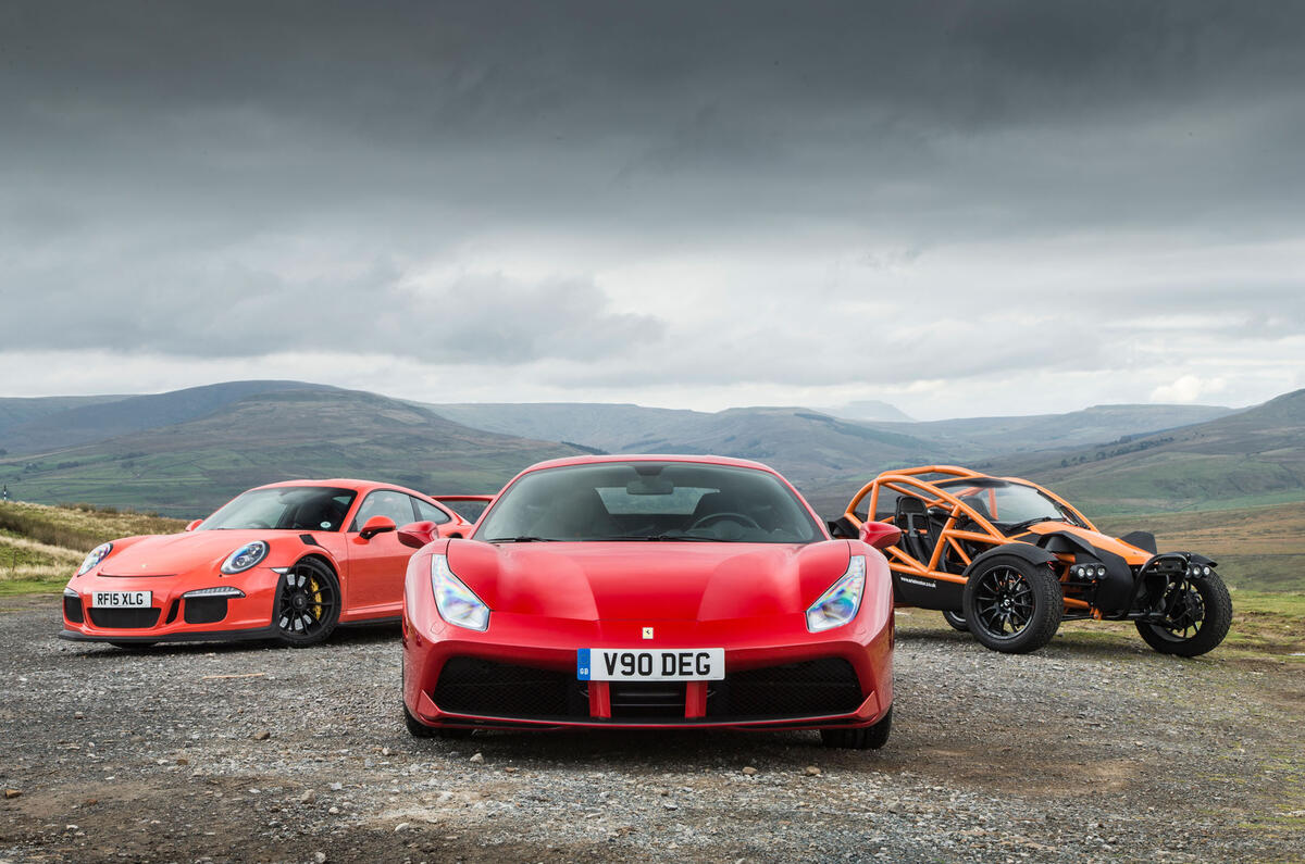 Britains Best Drivers Car 2015 Ariel Nomad Ferrari 488