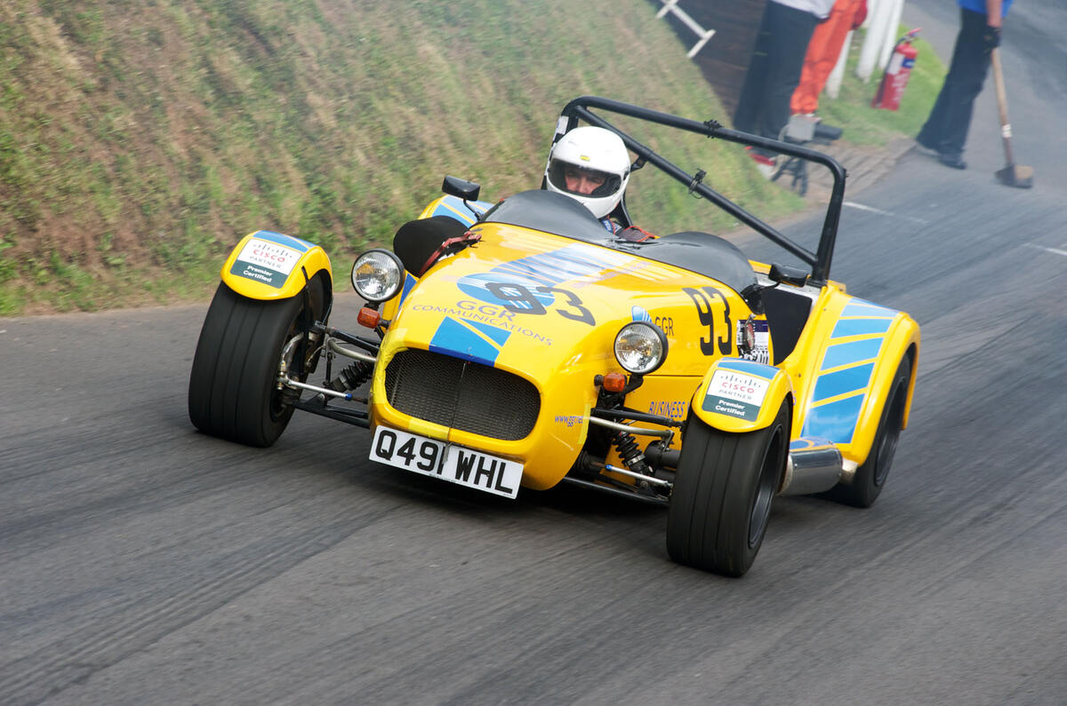 Caterham Shelsley Walsh hillclimb 