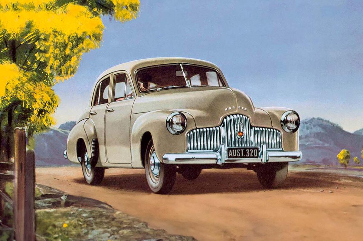 Holden 48 215 advert front three quarter