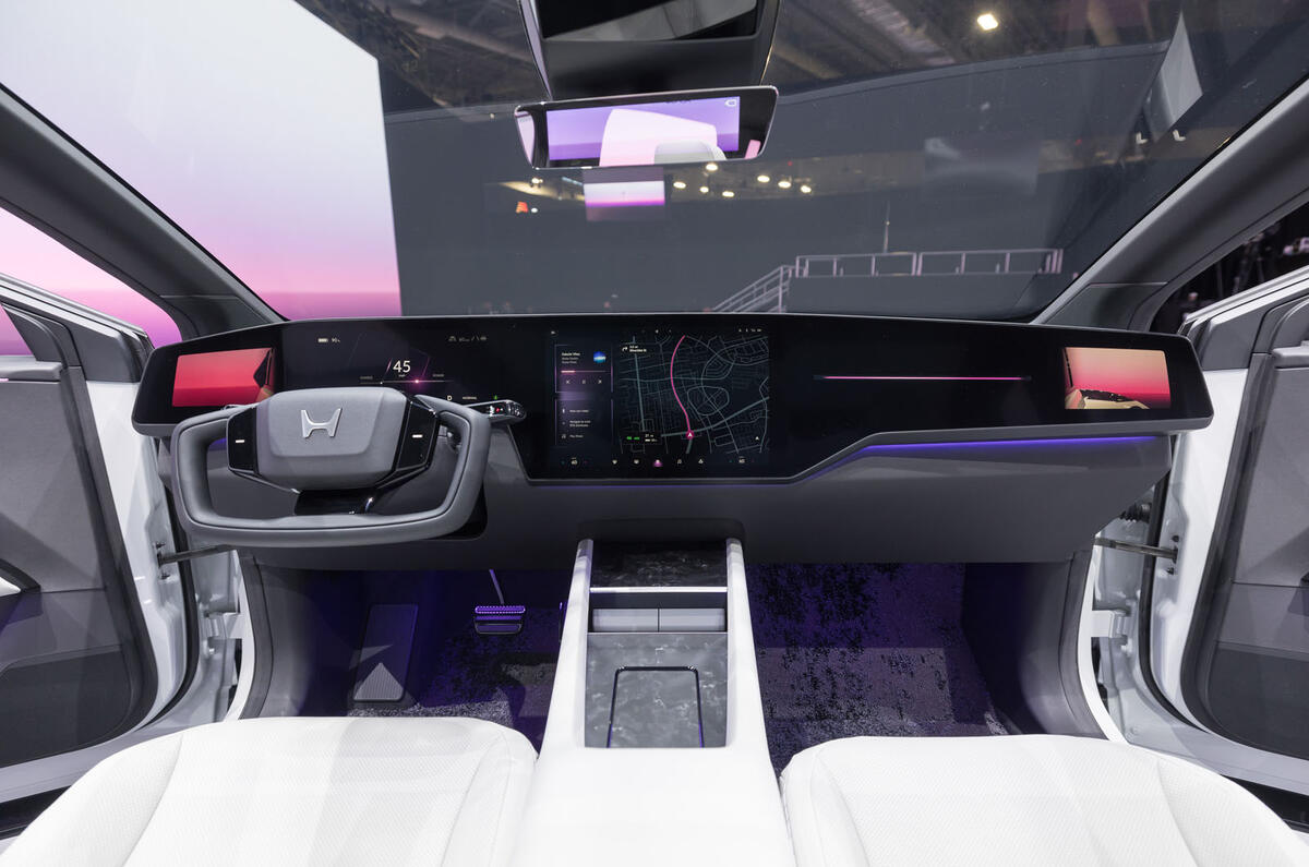 Honda 0 Series SUV dashboard