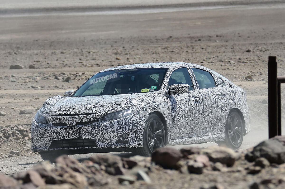 2017 Honda Civic spy picture