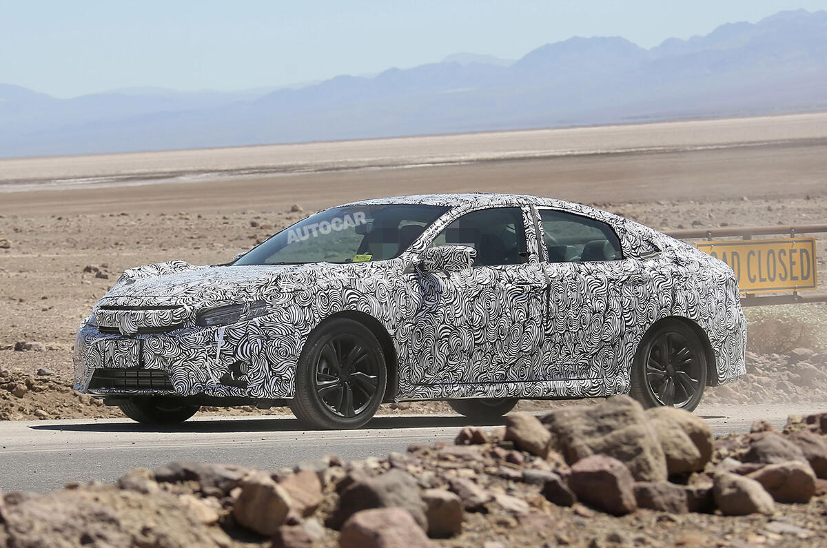2017 Honda Civic spy picture