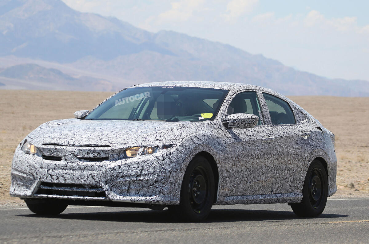 2017 Honda Civic spy picture