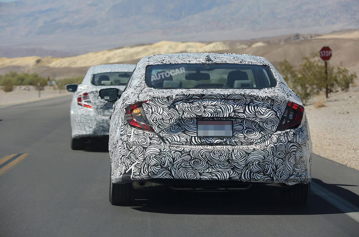 2017 Honda Civic spy picture