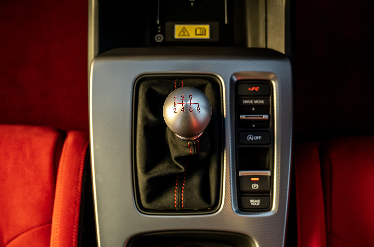 Levier de vitesse Honda Civic Type R 2023