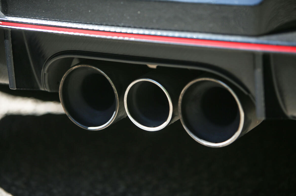 Honda Civic Type R exhaust