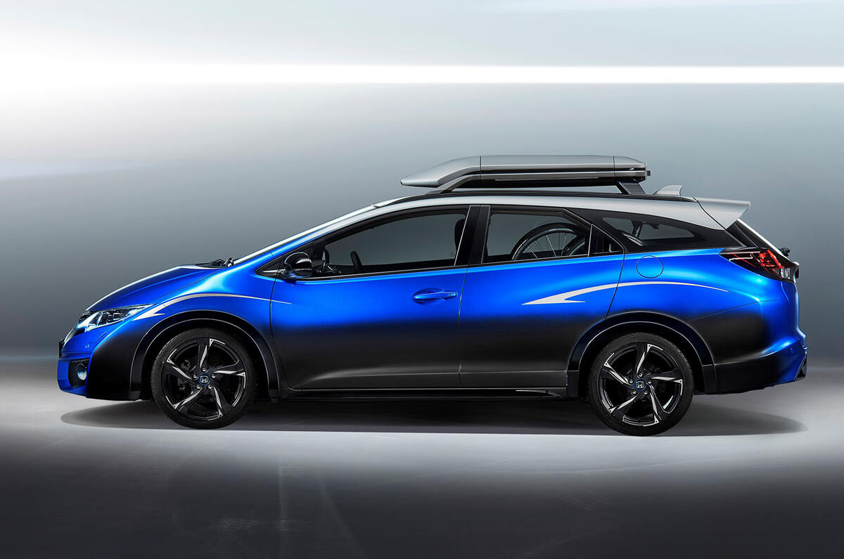 Honda Civic Tourer Active Life Concept Unveiled Autocar