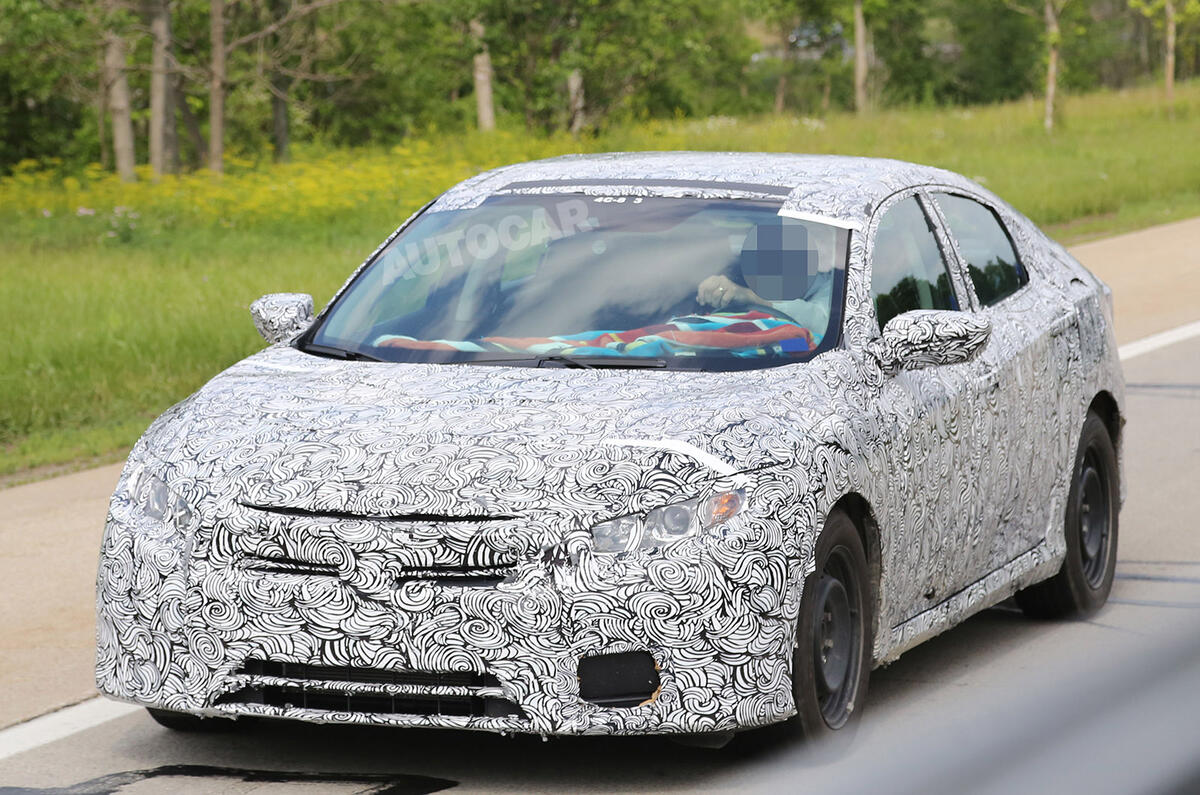 2017 Honda Civic spy picture