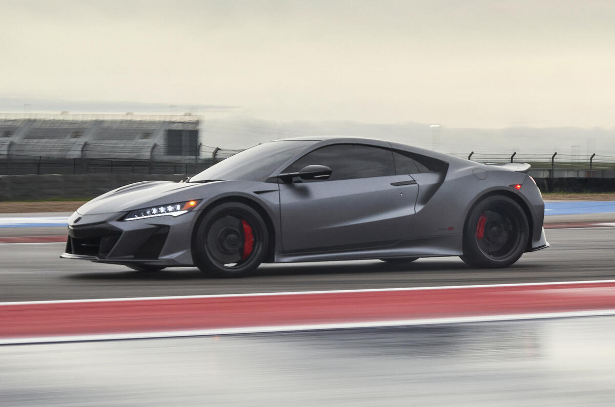 Honda NSX Type S conduite latérale