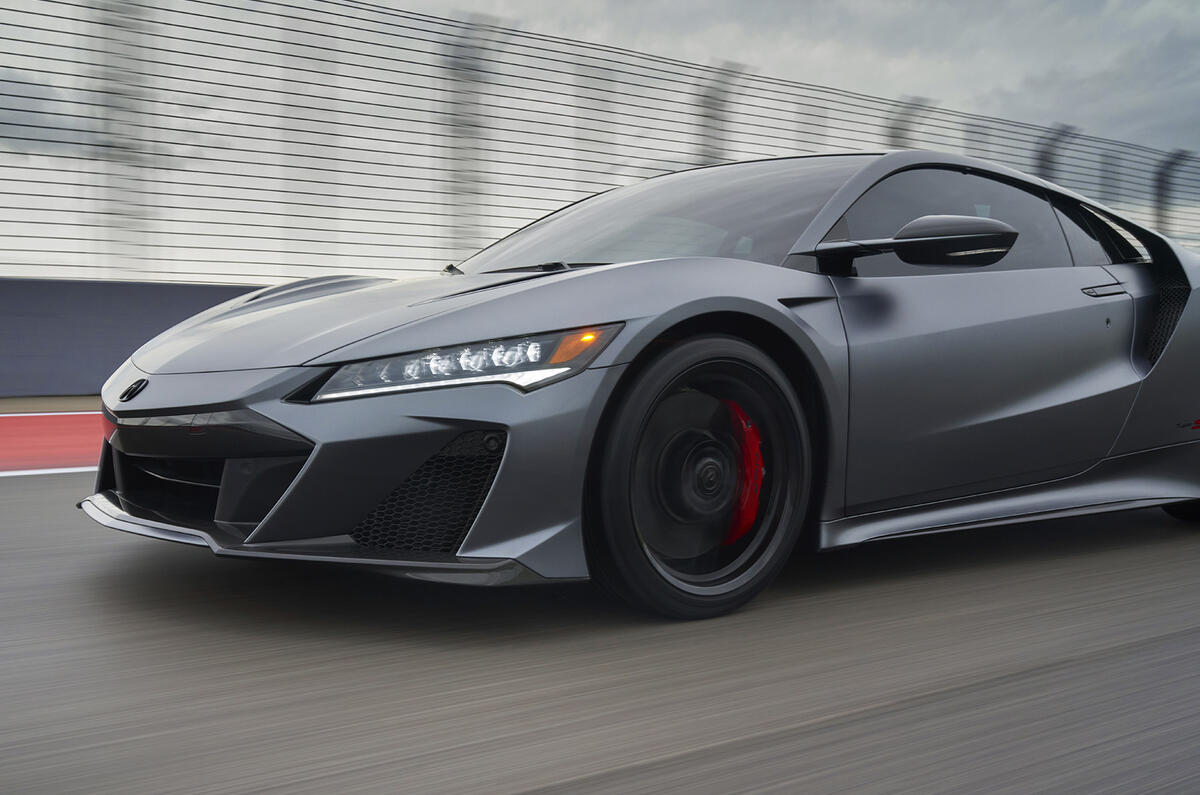 Honda NSX Type S dynamique avant