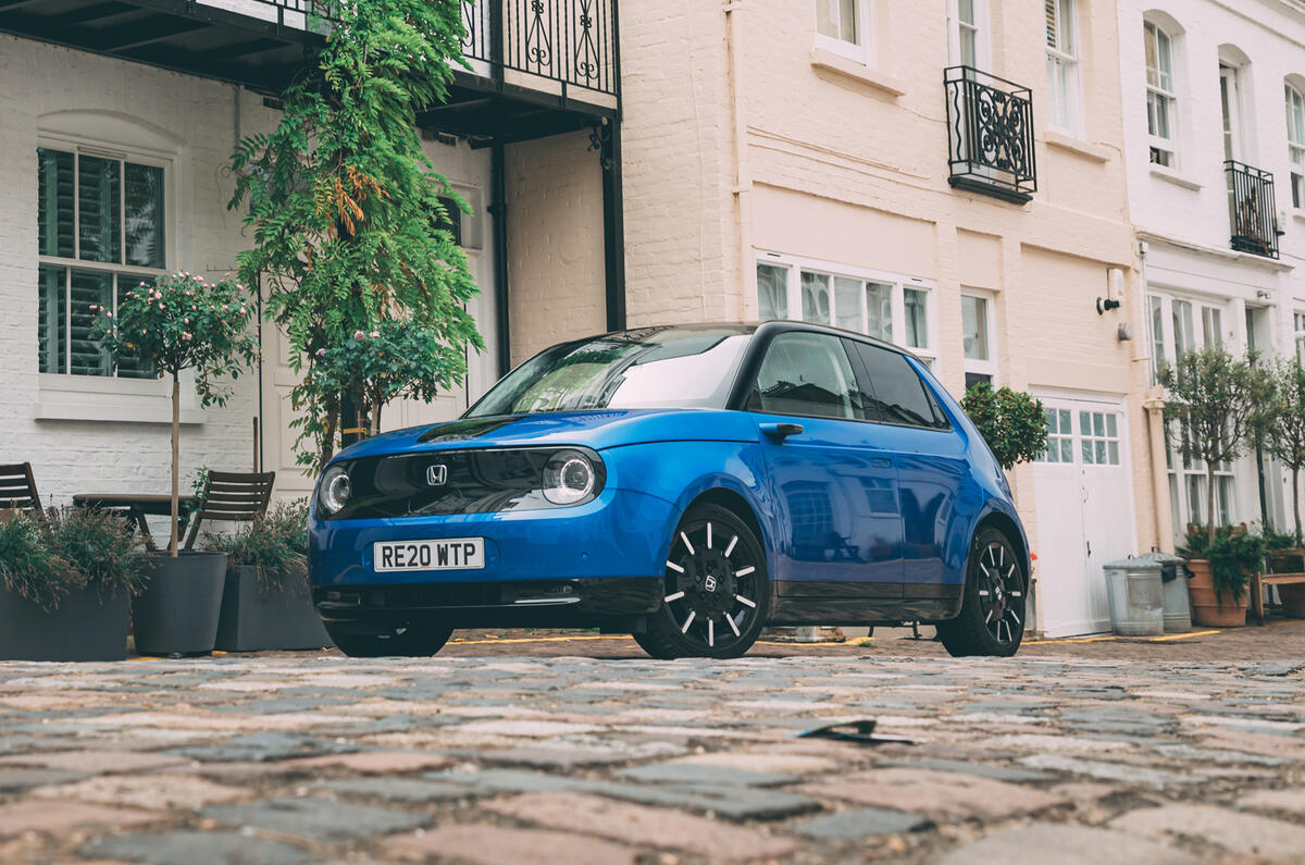 Britain's best in-car technology 2020 - Honda E static