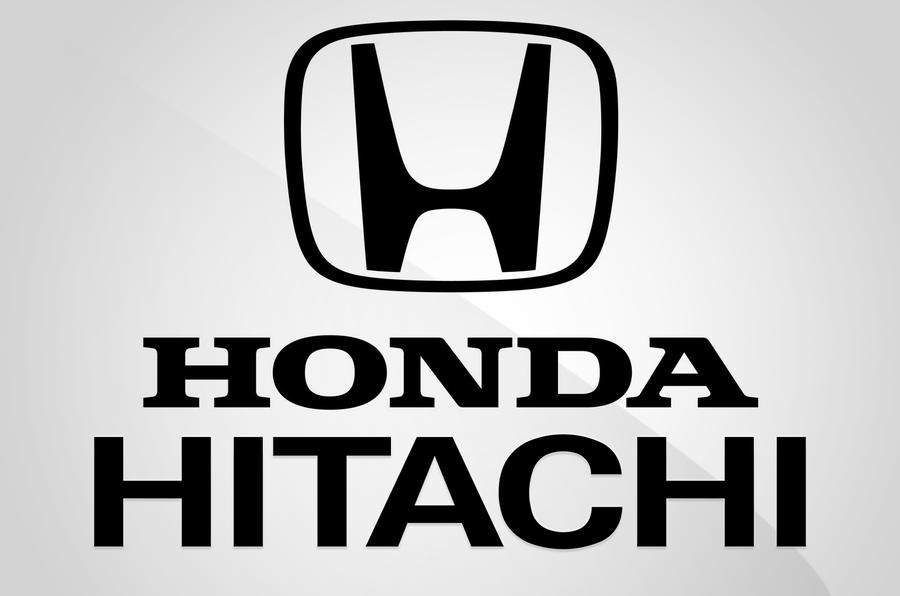 Honda and Hitachi logos